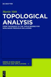 cover of the book Topological Analysis