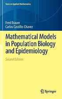 cover of the book Mathematical models in population biology and epidemiology