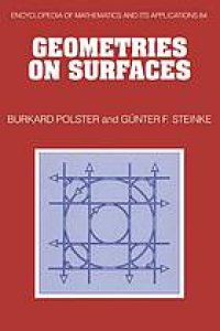 cover of the book Geometries on surfaces