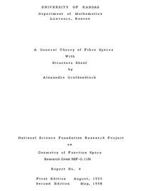 cover of the book A general theory of fibre spaces with structure sheaf