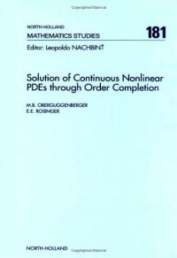 cover of the book Handbook of nonlinear partial differential equations