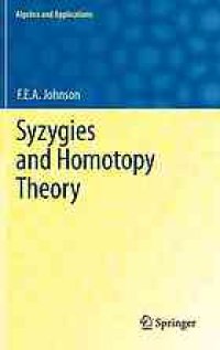 cover of the book Syzygies and homotopy theory