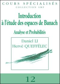 cover of the book Introduction à l'étude des espaces de Banach : Analyse et probabilités