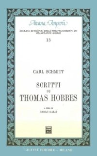 cover of the book Scritti su Thomas Hobbes