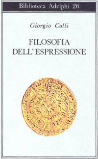 cover of the book Filosofia dell'espressione