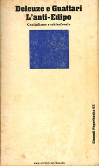 cover of the book L'anti-Edipo. Capitalismo e schizofrenia