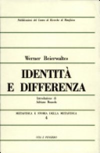 cover of the book Identità e differenza