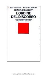 cover of the book L'ordine del discorso