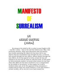 cover of the book Manifesto of Surrealism