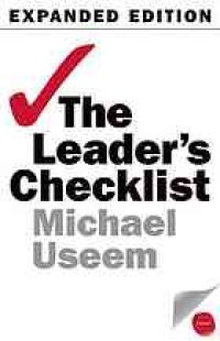 cover of the book Leader's checklist : 15 mission-critical principles