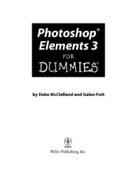 cover of the book Photoshop elements 3 for dummies