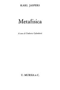 cover of the book Metafisica