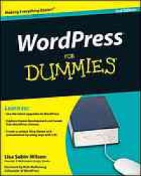 cover of the book WordPress for dummies