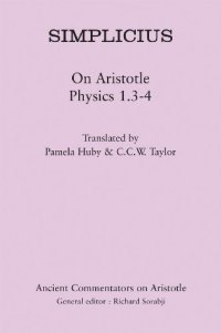 cover of the book Simplicius: On Aristotle Physics 1.3-4