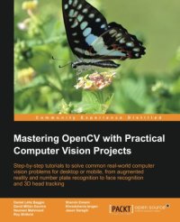 cover of the book Mastering OpenCV with Practical Computer Vision Projects