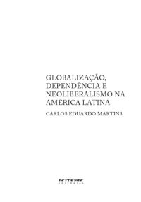 cover of the book Globalização, dependência e neoliberalismo na América Latina