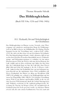 cover of the book Das Höhlengleichnis (Buch VII 514a–521b und 539d–541b)