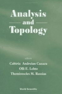 cover of the book Analysis and Topology: A Volume Dedicated to the Memory of S. Stoilow