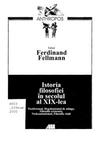 cover of the book Istoria filosofiei in secolul al XIX-lea