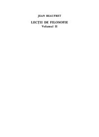 cover of the book Lectii de filosofie vol. 2