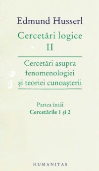 cover of the book Cercetari Logice II