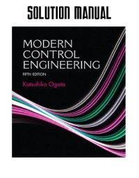 cover of the book Solution Manual for Modern Control Engineering