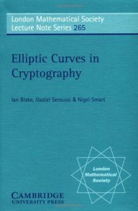 cover of the book Elliptic Curves in Cryptography