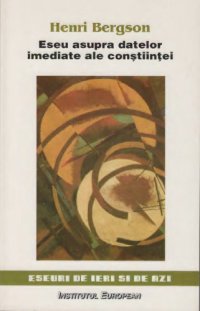 cover of the book Eseu asupra datelor imediate ale constiintei