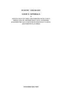 cover of the book Logica generala, vol. 2