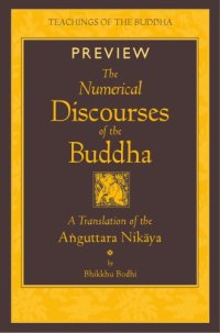 cover of the book The Numerical Discourses of the Buddha: A Translation of the Aṅguttara Nikaya (preview only)