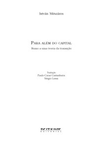 cover of the book Para Alem do Capital