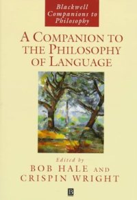 cover of the book A Companion to the Philosophy of Language