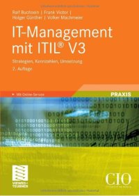 cover of the book IT-Management mit ITIL V3 : Strategien, Kennzahlen, Umsetzung ; [mit Online-Service]