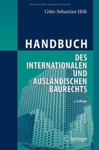 cover of the book Handbuch des internationalen und ausländischen Baurechts