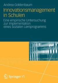 cover of the book Innovationsmanagement in Schulen: Eine empirische Untersuchung zur Implementation eines Sozialen Lernprogramms