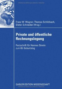 cover of the book Private und öffentliche Rechnungslegung