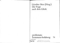 cover of the book Die Frage nach dem Glück