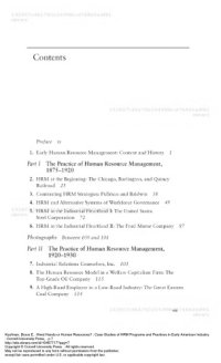 cover of the book Hired Hands or Human Resources?: Case Studies of HRM Programs and Practices in Early American Industry