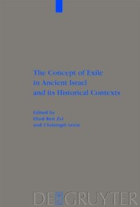 cover of the book The Concept of Exile in Ancient Israel and Its Historical Contexts