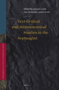 cover of the book Text-Critical and Hermeneutical Studies in the Septuagint