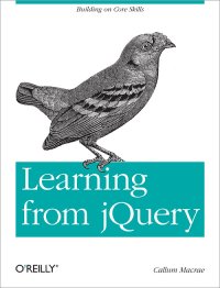 cover of the book Learning from jQuery