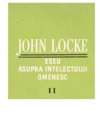 cover of the book Eseu asupra intelectului omenesc, vol. 2