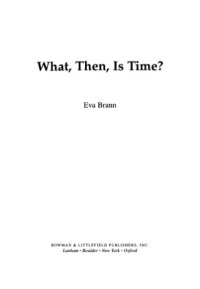 cover of the book What, Then, Is Time?