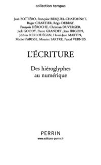 cover of the book L'Ecriture des hiéroglyphes au Numérique