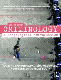 cover of the book Criminology: a sociological introduction