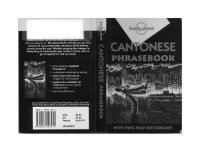 cover of the book China - Lonely Planet - Cantonese Phrasebook - Audio Only