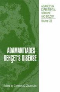 cover of the book Adamantiades-Behçet’s Disease