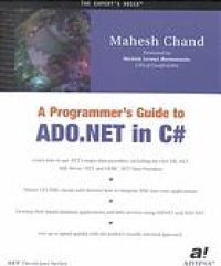 cover of the book A programmer's guide to ADO. NET in C#