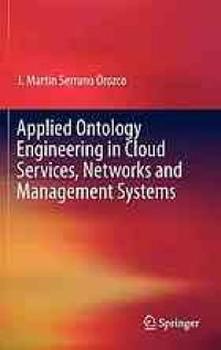 cover of the book Applied ontology engineering in cloud services, networks and management systems