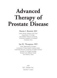 cover of the book Advanced therapy of prostate disease